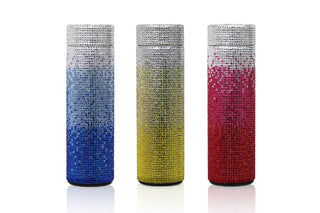 Slender Bling Tumbler 16oz in gradient color with lid