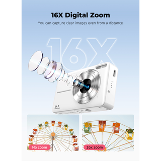 DC403 FHD Digital 1080P Camera-White