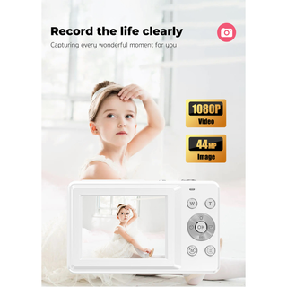 DC403 FHD Digital 1080P Camera-White