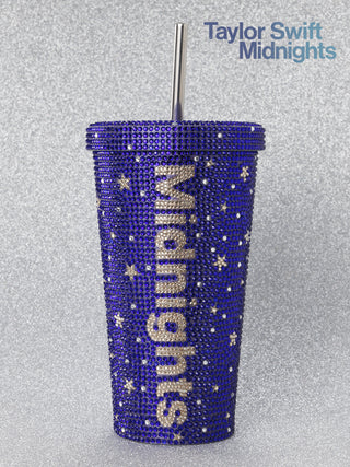 TS Bling Tumbler 16oz【Midnights Edition】Double Wall Coffee Cup