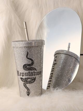 TS Bling Tumbler 16oz 【Reputation Edition】Double Wall Coffee Cup