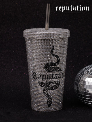 TS Bling Tumbler 16oz 【Reputation Edition】Double Wall Coffee Cup