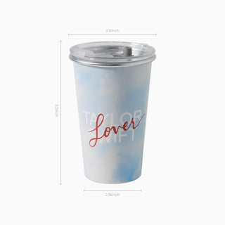 TS Changing Frosted Cup ❤ Lover Color Cup