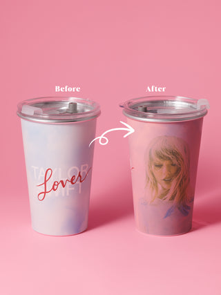 TS Changing Frosted Cup ❤ Lover Color Cup